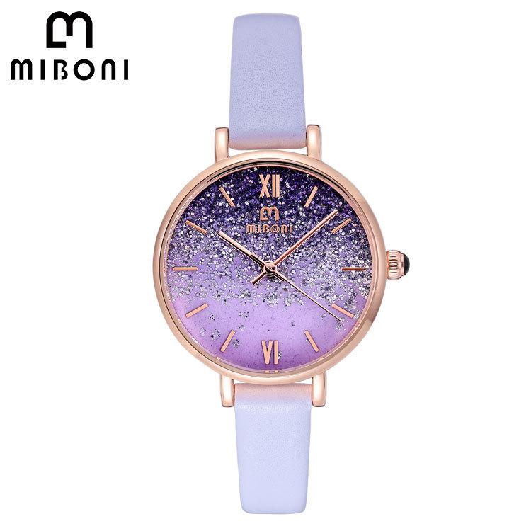 Wristwatches Spot Starry Miboni Ladies Watch Amethyst Disc Round Student Net Red Women, Violet blue
Wristwatches Spot Starry Miboni Ladies Watch Amethyst Disc Round Student Net Red Women, Violet blue