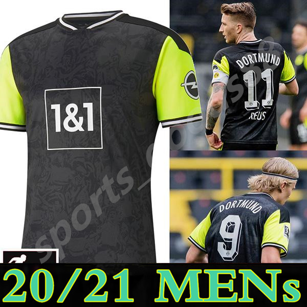 HAALAND REUS Borussia 20 21 dortmund 4th soccer jersey 2021 football shirts BELLINGHAM SANCHO HUMMELS BRANDT maillot de foot men + kids kit