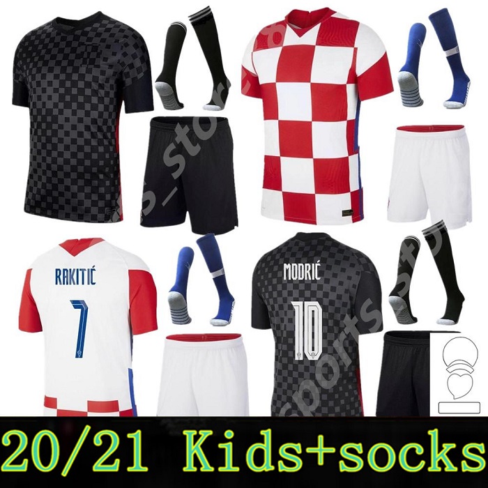 21 22 MODRIC MANDZUKIC soccer jerseyS Croacia home away national team 2021 2022 camisetas de fútbol PERISIC RAKITIC Kovacic kids kit FOOTBALL SHIRTs thailand 05