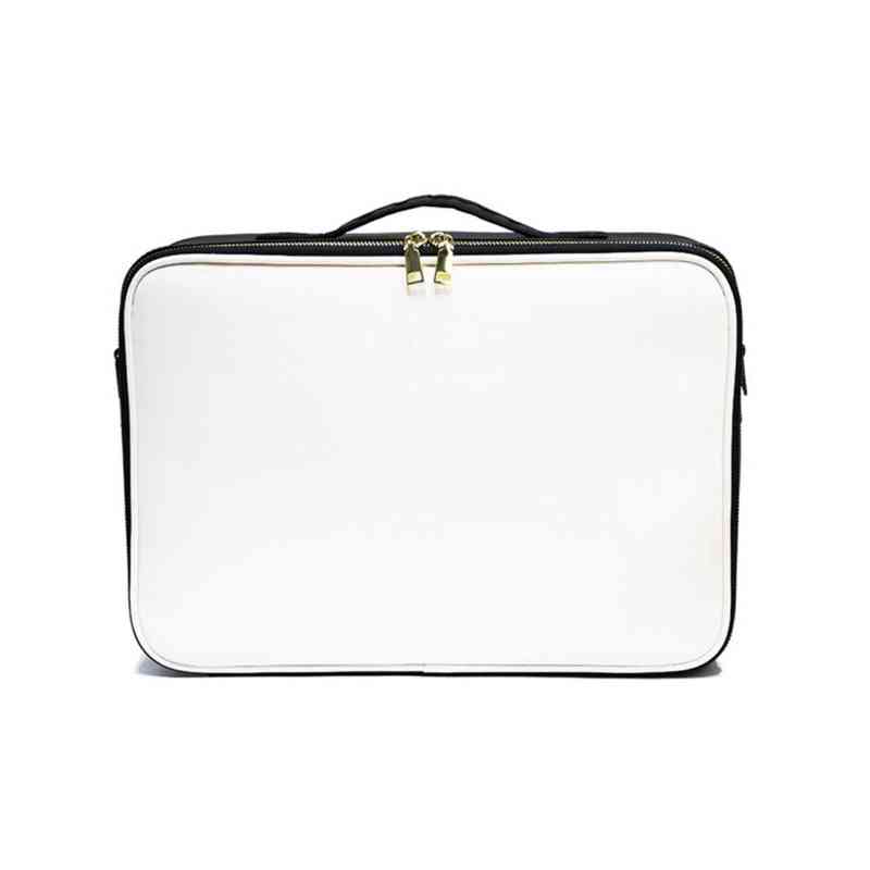 NXY cosmetic bags Travel Waterproof Makeup Bag Large Capacity makeup box Organizer Portable PU Leather Cosmetic 220124