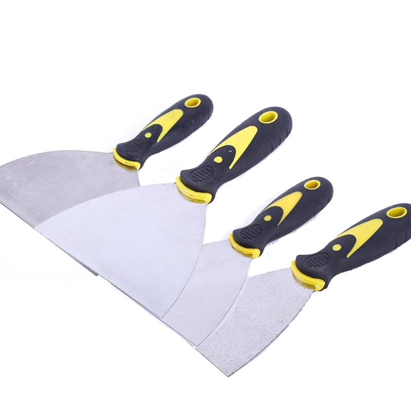 4.Paragraphs 50/75/100/125mm Shraper Mes Schop with Plastic Handle 40JA