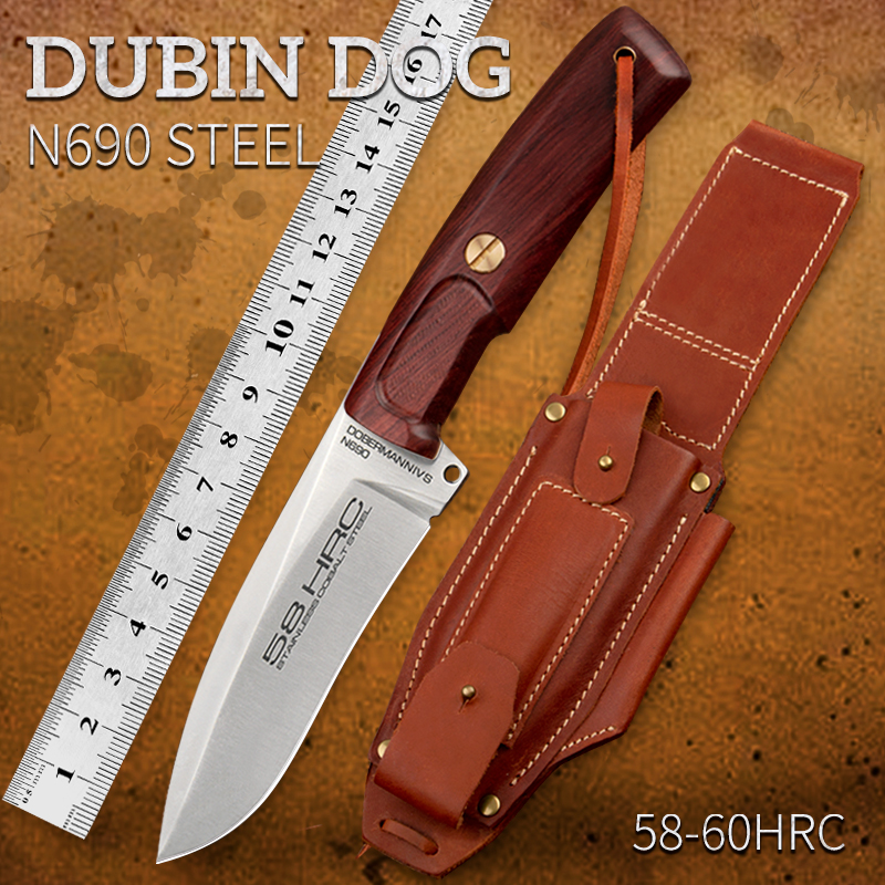 BHLER N690 steel tactical knife fixed blade camping wilderness survival supplies hunting knife/holster/steel needle/sharpening blade
BHLER N690 steel tactical knife fixed blade camping wilderness survival supplies hunting knife/holster/steel needle/sharpening blade