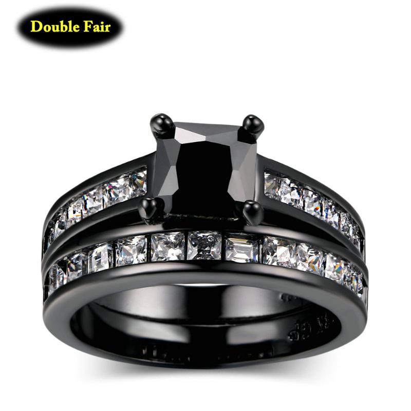 Cluster Rings Top Quality Black Nano &Clear CZ Stone Party Sets Gold Color Fashion Brand Cubic Zirconia Jewelry For Women DWR609, Golden;silver
Cluster Rings Top Quality Black Nano &Clear CZ Stone Party Sets Gold Color Fashion Brand Cubic Zirconia Jewelry For Women DWR609, Golden;silver