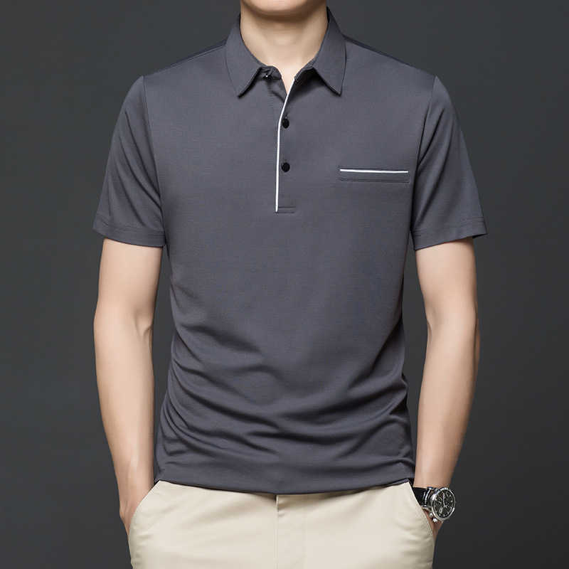 Summer Lapel short sleeve Tshirt for young and middleaged men simple casual pocket polo shirt, V2002 light green
Summer Lapel short sleeve Tshirt for young and middleaged men simple casual pocket polo shirt, V2002 light green