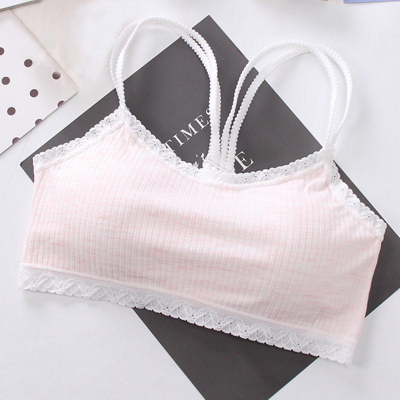 Bustiers & Corsets Girls Lovely Simple Basic Solid Color Striped Printing Sport Training Bra Underwear Soft Comfort Unwired For Teens Soutie, Black
Bustiers & Corsets Girls Lovely Simple Basic Solid Color Striped Printing Sport Training Bra Underwear Soft Comfort Unwired For Teens Soutie, Black