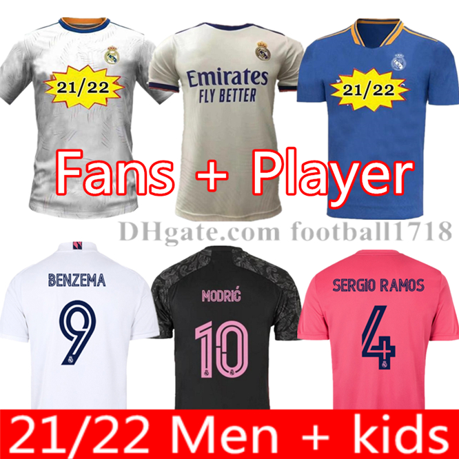 2021 2022 REAL MADRID jerseys 20 21 22 soccer jersey SERGIO RAMOS BENZEMA VINICIUS camiseta football shirt uniforms men + kids kit sets
2021 2022 REAL MADRID jerseys 20 21 22 soccer jersey SERGIO RAMOS BENZEMA VINICIUS camiseta football shirt uniforms men + kids kit sets