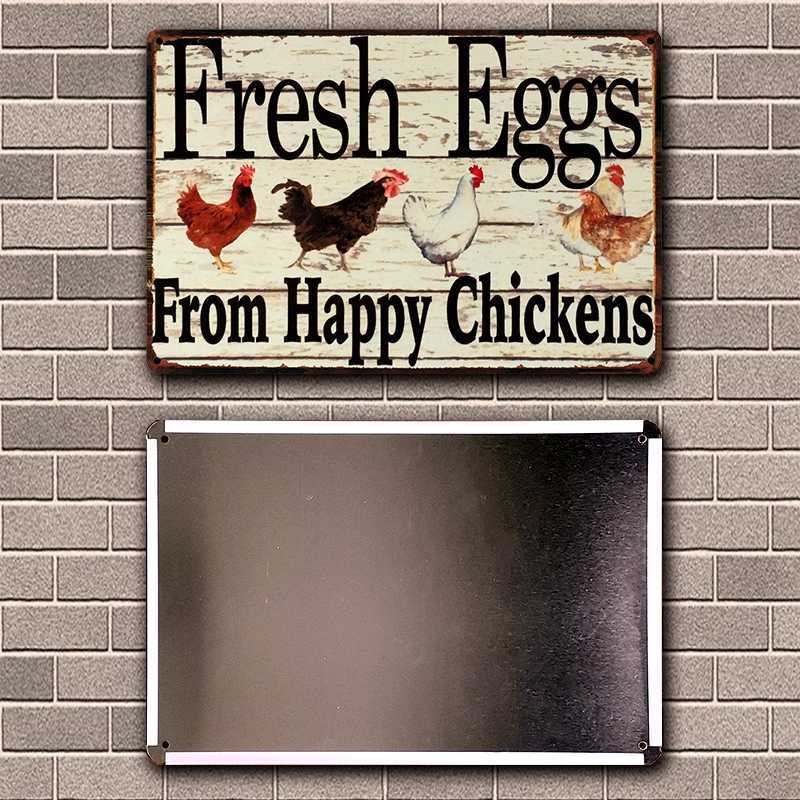 Fresh Eggs Farm Poultry Chicken Vintage Metal Sign Tin Poster Home Decor Bar Wall Art Painting 20*30 CM Size y-1442
Fresh Eggs Farm Poultry Chicken Vintage Metal Sign Tin Poster Home Decor Bar Wall Art Painting 20*30 CM Size y-1442
