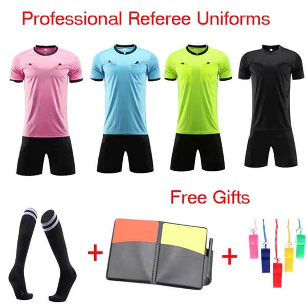 Football Judge Uniforms Adult Short Sortswear Soccer Referee Jerseys Kit Referee Clothing Professional Competition Suits, White;black
Football Judge Uniforms Adult Short Sortswear Soccer Referee Jerseys Kit Referee Clothing Professional Competition Suits, White;black