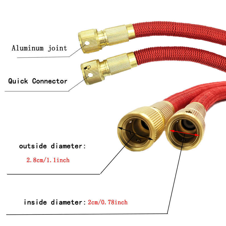 Watering Hose garden hose expandable flexible High Pressure Car Wash magic hoses gardena drip irrigation pipeline garden supply 201110