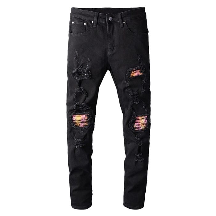 Men's Jeans Sokotoo Pink Bandanna Patchwork Biker Black Stretch Denim Holes Ripped Ny Pants
Men's Jeans Sokotoo Pink Bandanna Patchwork Biker Black Stretch Denim Holes Ripped Ny Pants