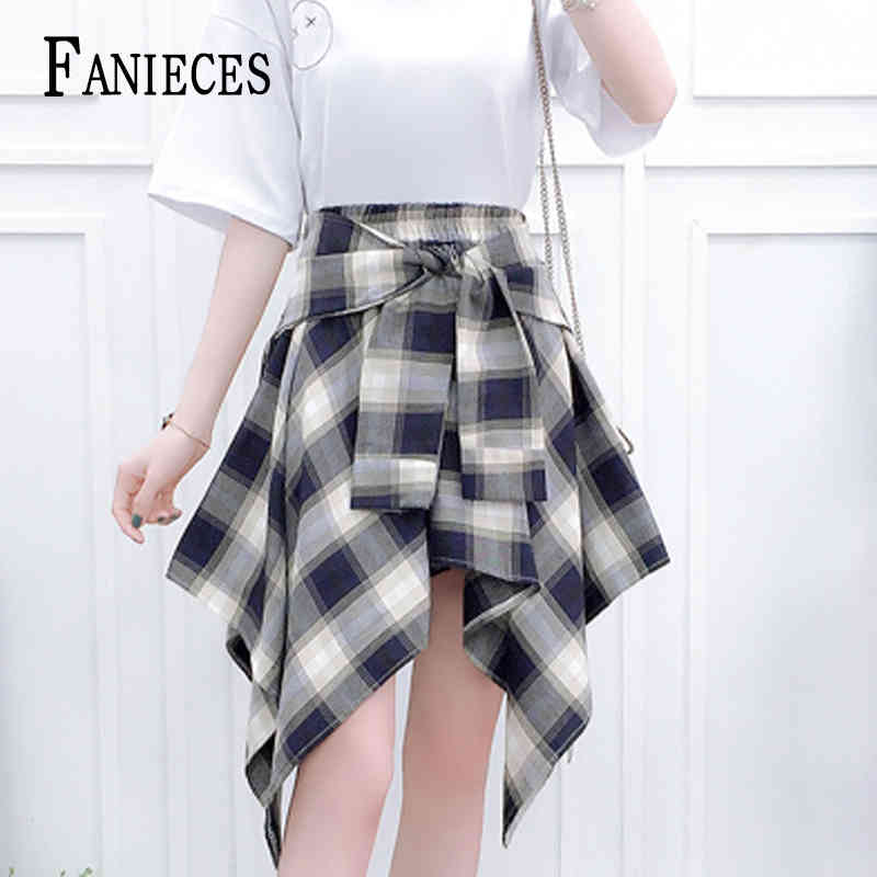 Women Vintage Irregularity Skirt streetwear Summer Fashion Basic Elastic Waist Casual Plaid Mini Skirts 210520, Gray
Women Vintage Irregularity Skirt streetwear Summer Fashion Basic Elastic Waist Casual Plaid Mini Skirts 210520, Gray