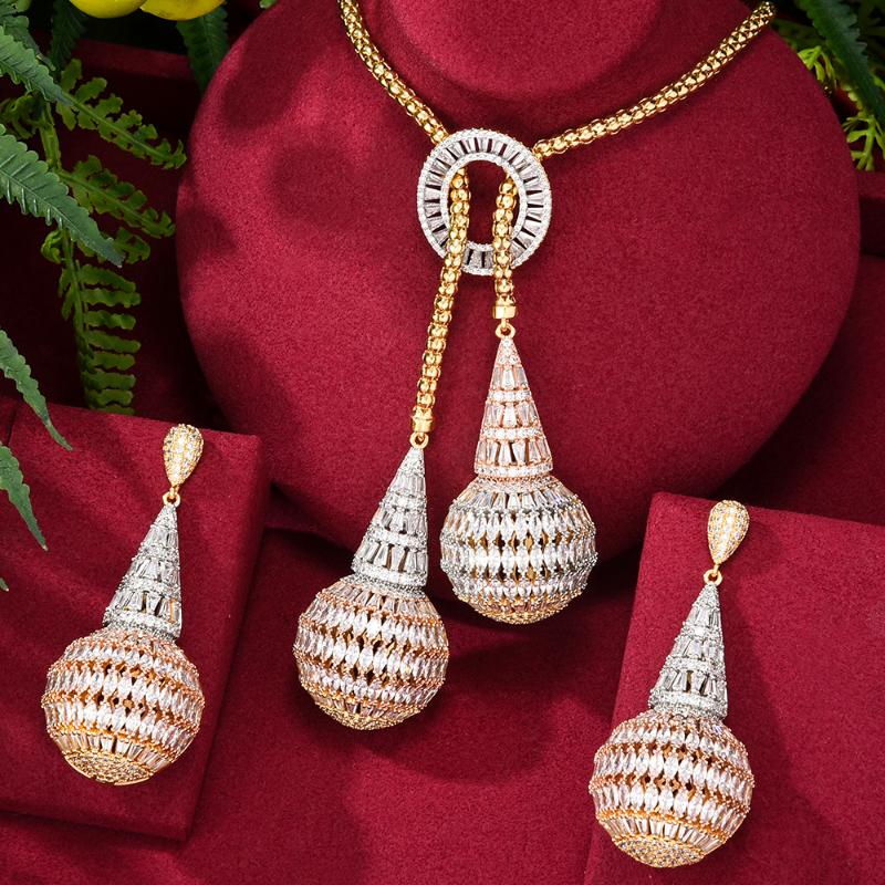 earrings & necklace kellybola women's exquisite double pendant earring set irregular zircon wedding party jewelry accessories, Silver
earrings & necklace kellybola women's exquisite double pendant earring set irregular zircon wedding party jewelry accessories, Silver