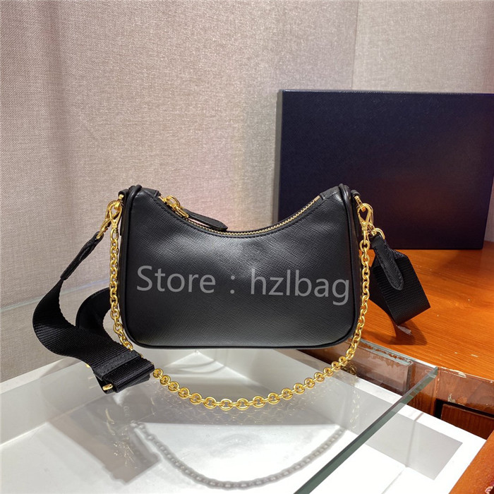 Saffiano Leather Mini Bag With Metal Triangle Women Designers Luxurys Bags Detachable Chain Handle Cross Body Purse Wallet, Color 02
Saffiano Leather Mini Bag With Metal Triangle Women Designers Luxurys Bags Detachable Chain Handle Cross Body Purse Wallet, Color 02