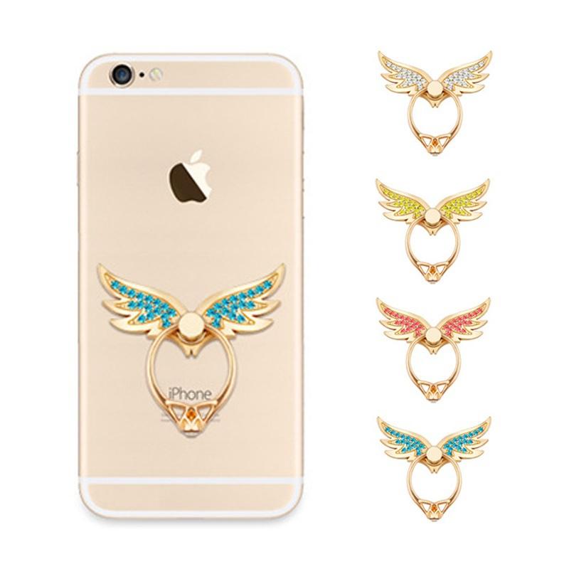 Cell Phone Mounts & Holders Angel Wings Finger Ring Socket Holder For All Desktop Stand Diamond Mobile Bracket
Cell Phone Mounts & Holders Angel Wings Finger Ring Socket Holder For All Desktop Stand Diamond Mobile Bracket