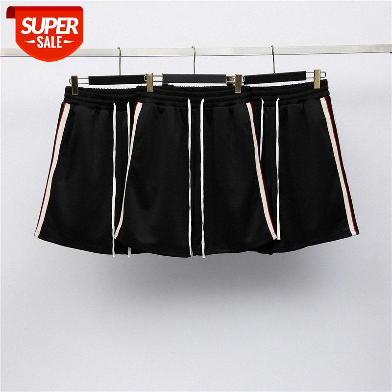 Side webbing stitching shorts loose hip-hop drawstring contrast color five-point pants Wang Yuantong #Uv87, Black
Side webbing stitching shorts loose hip-hop drawstring contrast color five-point pants Wang Yuantong #Uv87, Black