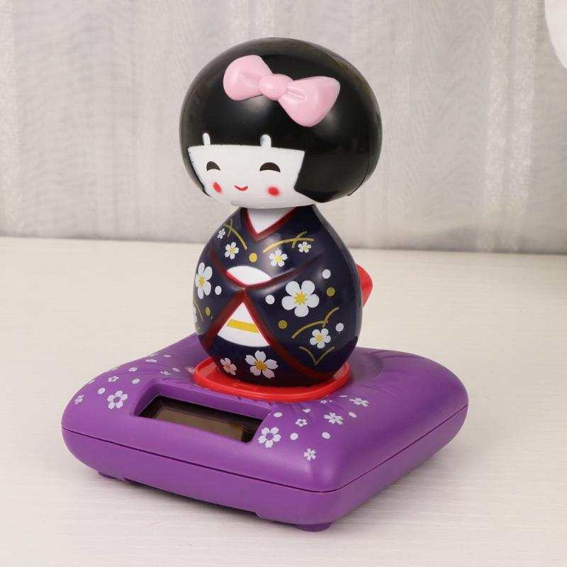 Purple Creative Kimono Doll Car Ornament Solar Powered Interior Decor Nodding Japanese Maiko Design Gift For Home Deskt Decorations
Purple Creative Kimono Doll Car Ornament Solar Powered Interior Decor Nodding Japanese Maiko Design Gift For Home Deskt Decorations