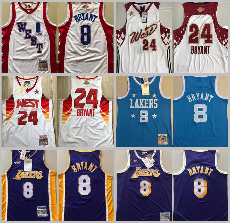 Men S-2XL Basketball jerseys Stitched 8 Bryant Black mamba ALL-STAR Mitchell & Ness 1998 2004 2006 2007 2009 Hardwoods Classics retro Jersey, Have patch
Men S-2XL Basketball jerseys Stitched 8 Bryant Black mamba ALL-STAR Mitchell & Ness 1998 2004 2006 2007 2009 Hardwoods Classics retro Jersey, Have patch