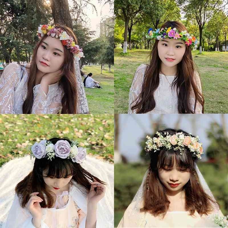 silk Wreath flowers imitation sell well. Dance wreath headdress in super fairy girl scenic spot
silk Wreath flowers imitation sell well. Dance wreath headdress in super fairy girl scenic spot