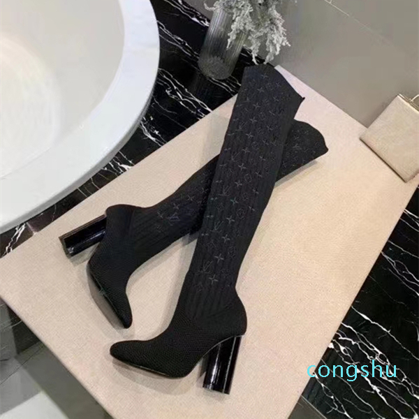 Women's shoes ankle boots famous brand nmd lulu af1 tn over the knee boot high-heeled shoe autumn winter 97 new British elastic knitting, Black
Women's shoes ankle boots famous brand nmd lulu af1 tn over the knee boot high-heeled shoe autumn winter 97 new British elastic knitting, Black