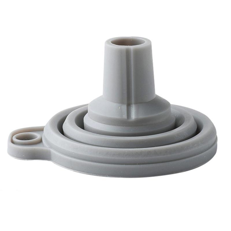 Mini Foldable Funnel Kitchen Tool DIY Food-Grade Folding Silicone Funnel Household Liquid Dispensing Portable Funnel