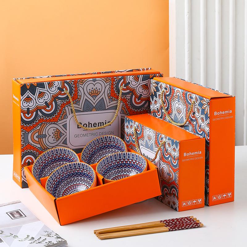 Dinnerware Sets Bohemian Tableware Set, Exotic Household Rice Bowl, Festive Gift Janpanese Style Set Gold Kitchen Accessories
Dinnerware Sets Bohemian Tableware Set, Exotic Household Rice Bowl, Festive Gift Janpanese Style Set Gold Kitchen Accessories