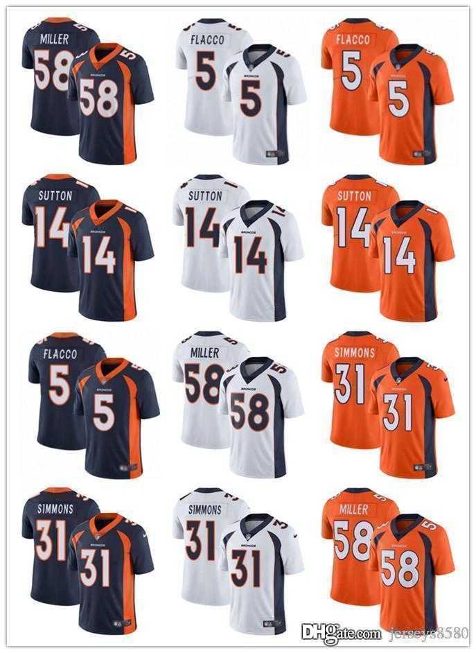 Men women Youth Denver's Broncos's 58 Von Miller 3 Drew Lock 14 Courtland Sutton 31 Justin Simmons 5 Joe Flacco Football Jerseys, Color
Men women Youth Denver's Broncos's 58 Von Miller 3 Drew Lock 14 Courtland Sutton 31 Justin Simmons 5 Joe Flacco Football Jerseys, Color