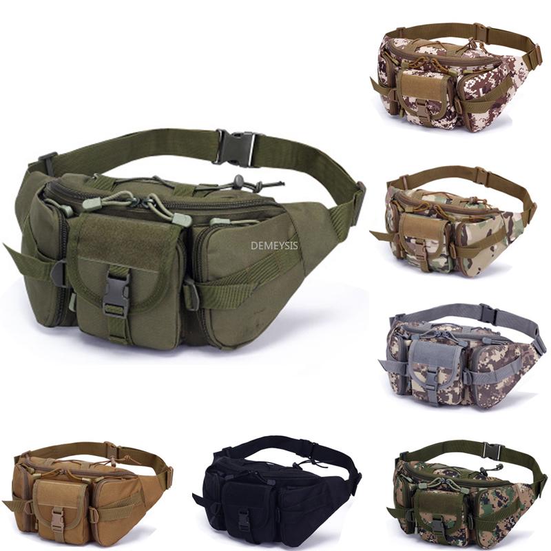 Outdoor Bags Men's Hunting Waist Packs Durable Nylon Army Tactical Training Military Combat Hiking Climbing Camouflage Bag, Black
Outdoor Bags Men's Hunting Waist Packs Durable Nylon Army Tactical Training Military Combat Hiking Climbing Camouflage Bag, Black