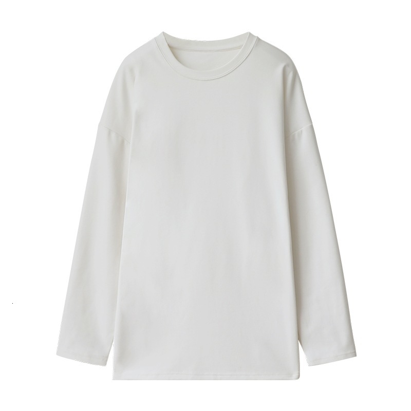 Women's T-Shirt Harajuku Spring Long T Shirt Casual Solid Soft Tshirt Sleeve O-Neck Cotton Tshirts Loose Pullovers Femme 2V3A, White
Women's T-Shirt Harajuku Spring Long T Shirt Casual Solid Soft Tshirt Sleeve O-Neck Cotton Tshirts Loose Pullovers Femme 2V3A, White