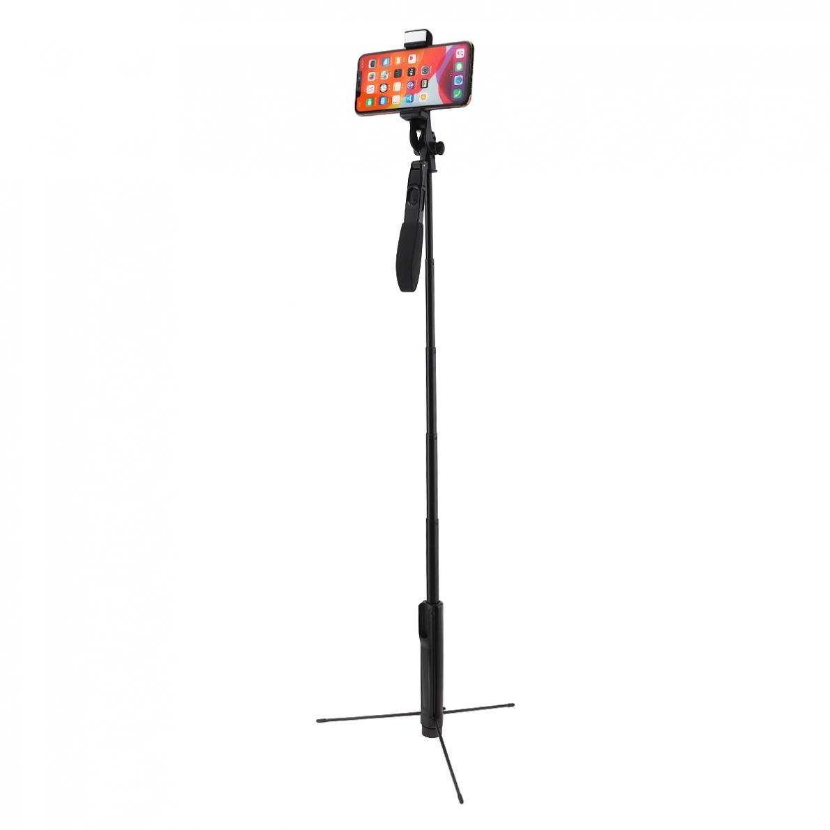 Portable Integrated Selfie Stick Tripod Live Stabilizer with Adjustable Fill Light Mobile Phone Bracket Remote Control