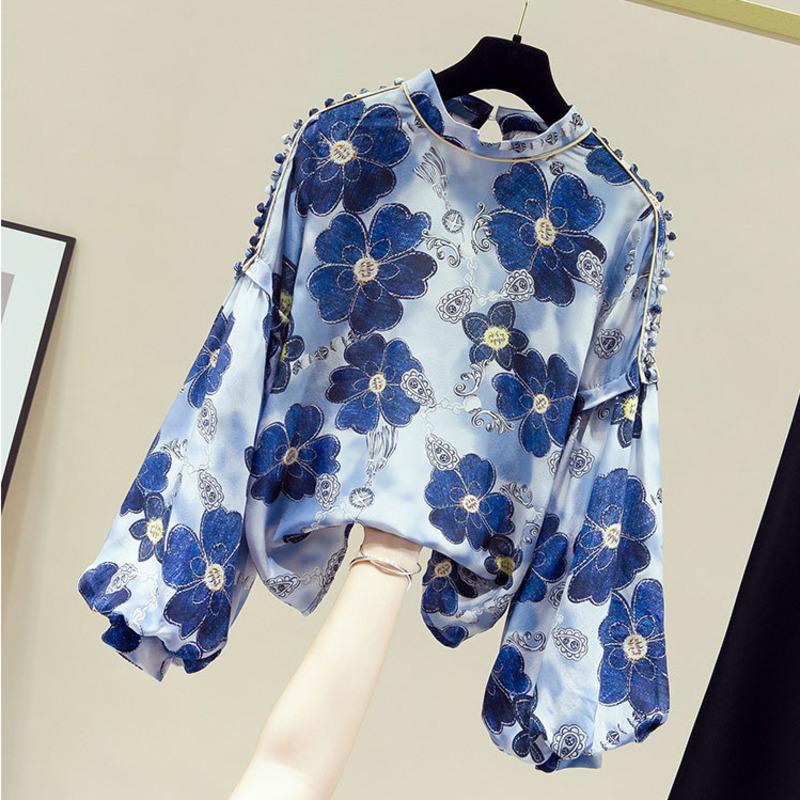 Women' Blouses & Shirts 2021 Women Chiffon Lantern Sleeve Floral Print Shirt Autumn Clothes Fashion Vintage Plus Size Lady Tops Blusas Muje, Photo color
Women' Blouses & Shirts 2021 Women Chiffon Lantern Sleeve Floral Print Shirt Autumn Clothes Fashion Vintage Plus Size Lady Tops Blusas Muje, Photo color