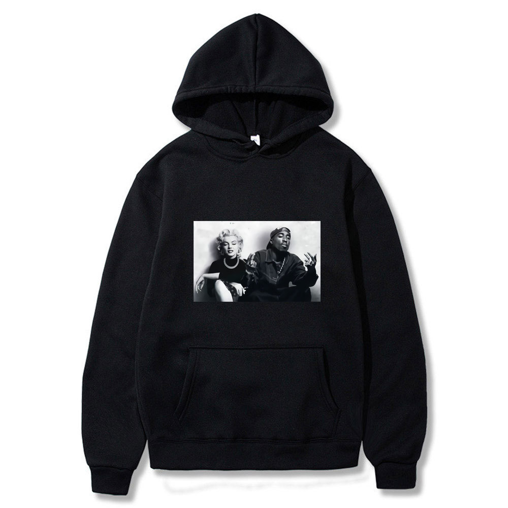 Fashion Design Legends Tupac Marilyn Monroe Print Hoodies Men Sweatshirt Streetwear Harajuku Autumn Winter Keep Warm, Black
Fashion Design Legends Tupac Marilyn Monroe Print Hoodies Men Sweatshirt Streetwear Harajuku Autumn Winter Keep Warm, Black