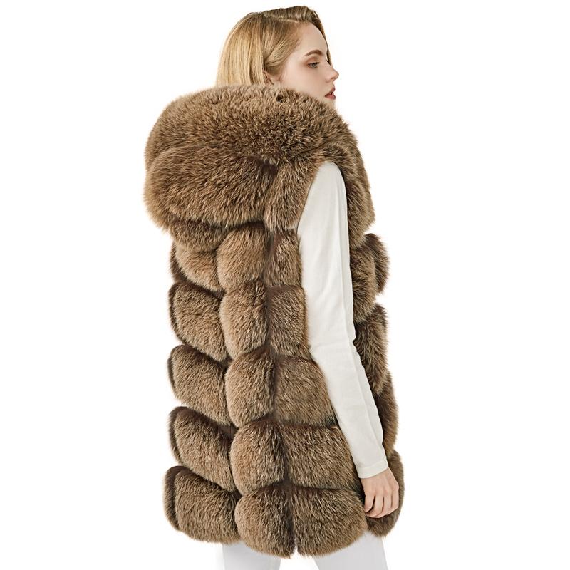 Women's Fur & Faux Real Hooded Vest Women Winter Thick Waistcoat Female Ladies Genuine Gilet, Black
Women's Fur & Faux Real Hooded Vest Women Winter Thick Waistcoat Female Ladies Genuine Gilet, Black