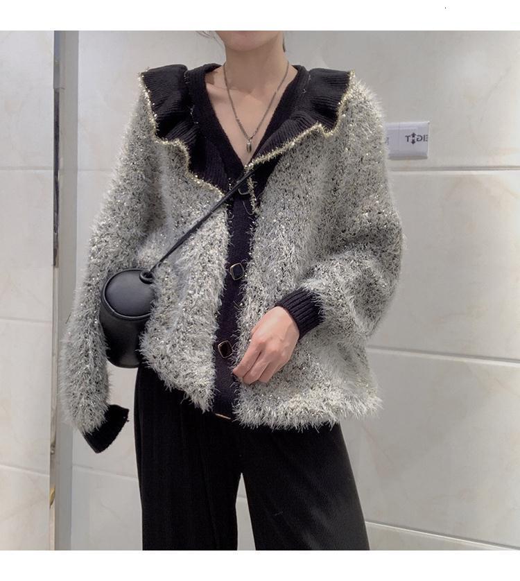 women's knits & tees gold female silk cardigan with a round collar, sweet fur-colored coat, modern, black cardigan, jacket aqsb, White
women's knits & tees gold female silk cardigan with a round collar, sweet fur-colored coat, modern, black cardigan, jacket aqsb, White