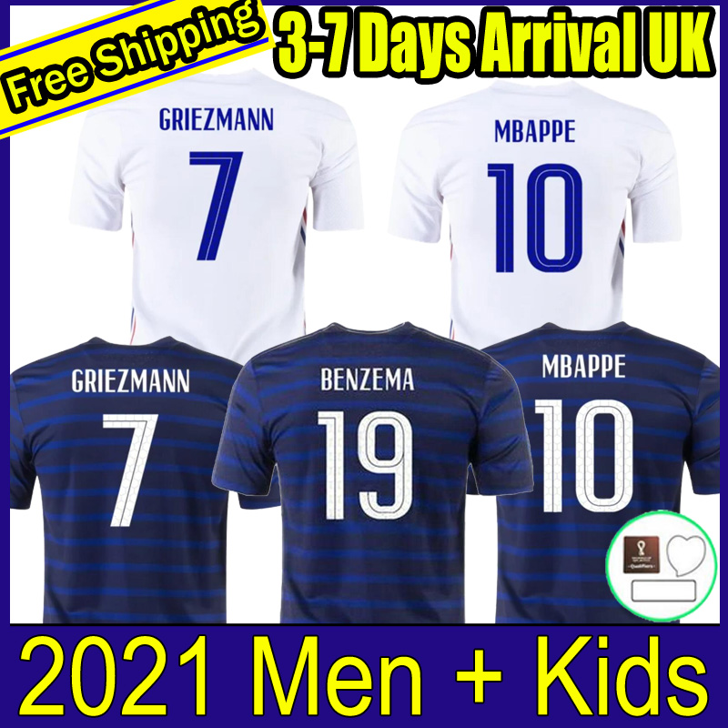 Maillot de foot Maillots football shirt 20 21 soccer jersey equipe equipment Fran ce BENZEMA FEKIR PAVARD uniforms 2021 hommes enfants men + kids kit sets socks, Home
Maillot de foot Maillots football shirt 20 21 soccer jersey equipe equipment Fran ce BENZEMA FEKIR PAVARD uniforms 2021 hommes enfants men + kids kit sets socks, Home