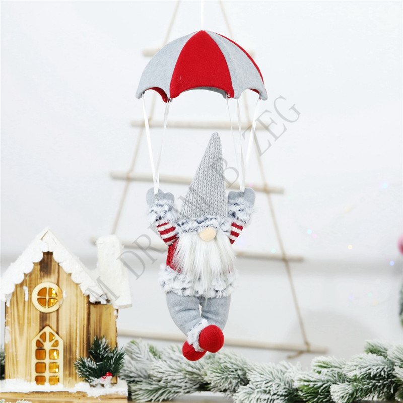 Christmas Santa Xmas Tree Hanging Ornament Doll Decoration For Home Pendant Gifts Drop Ornaments Party Supplies EEC2724 Free shipping