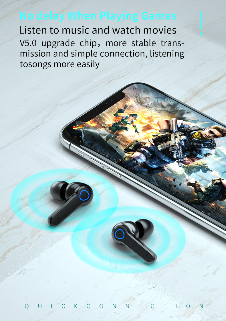 m18 TWS 5.0 Earphones 2000 mAh Charging Box Wireless Bluetooth m17 m9 m10 Headphone 9D Stereo Sports Waterproof Earbuds m12 m19 m15 Noise Cancelling H