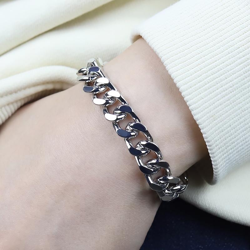 Link, Chain Punk High Quality Stainless Steel Bracelets For Men Length 17/19/21cm Curb Cuban Link Hand Jewelry Gifts Trend
Link, Chain Punk High Quality Stainless Steel Bracelets For Men Length 17/19/21cm Curb Cuban Link Hand Jewelry Gifts Trend