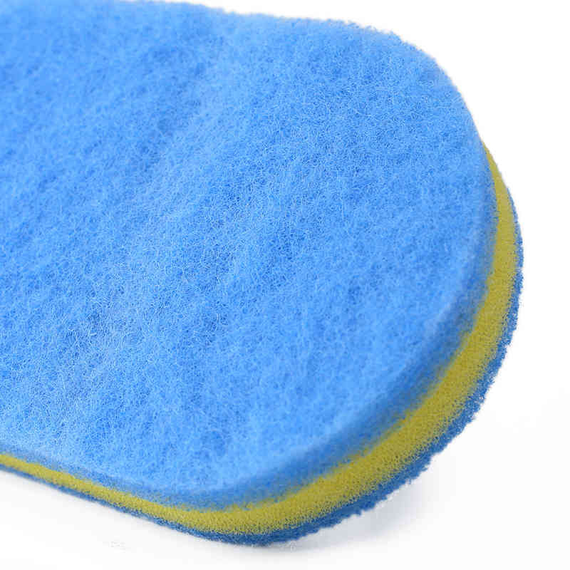 Sponge Brush Kitchen Cleaning Bathroom Toilet Kitchen Glass Wall Cleaning Bath Brush Handle Sponge Bathtub Ceramic Cleaning Tool