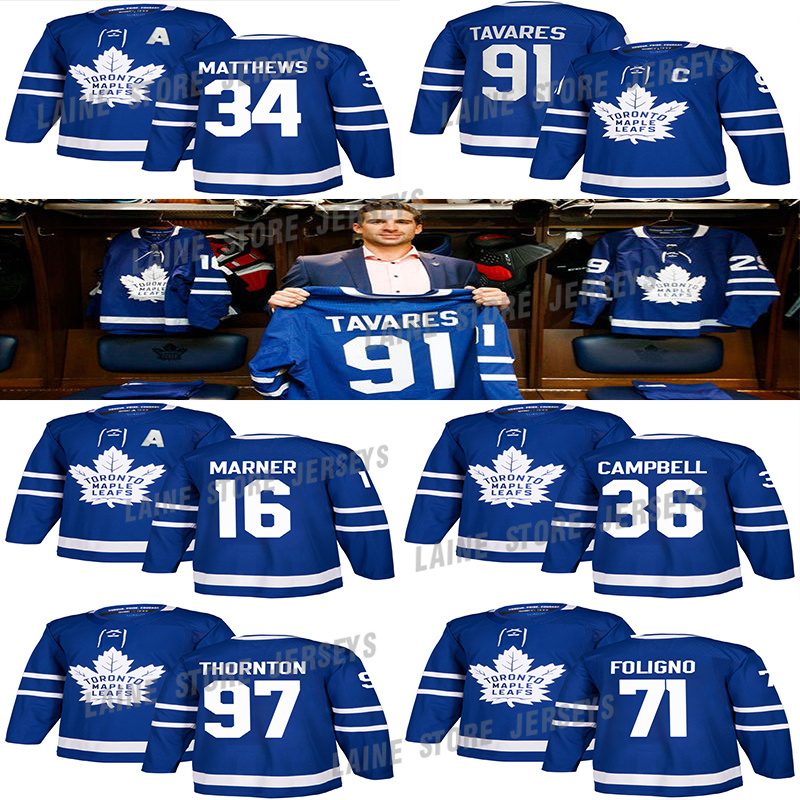 Toronto Maple Leafs Jersey 36 Jack Campbell 71 Nick Foligno 91 John Tavares 34 Auston Matthew 16 Mitchell Marner 97 Joe Thornton hockey jerseys, Blue
Toronto Maple Leafs Jersey 36 Jack Campbell 71 Nick Foligno 91 John Tavares 34 Auston Matthew 16 Mitchell Marner 97 Joe Thornton hockey jerseys, Blue