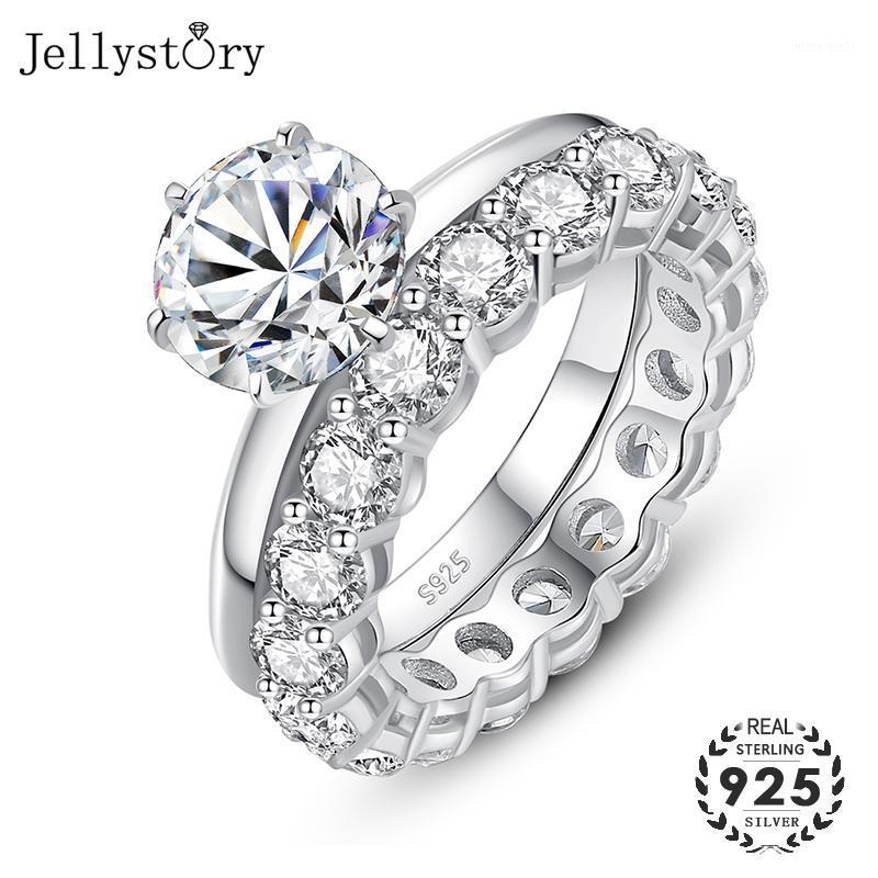 Cluster Rings Jellystory Luxury S925 Sterling Silver Jewelry With Created Moissanite Charm Ring Set For Women Wedding Banquet Party Gift1
Cluster Rings Jellystory Luxury S925 Sterling Silver Jewelry With Created Moissanite Charm Ring Set For Women Wedding Banquet Party Gift1