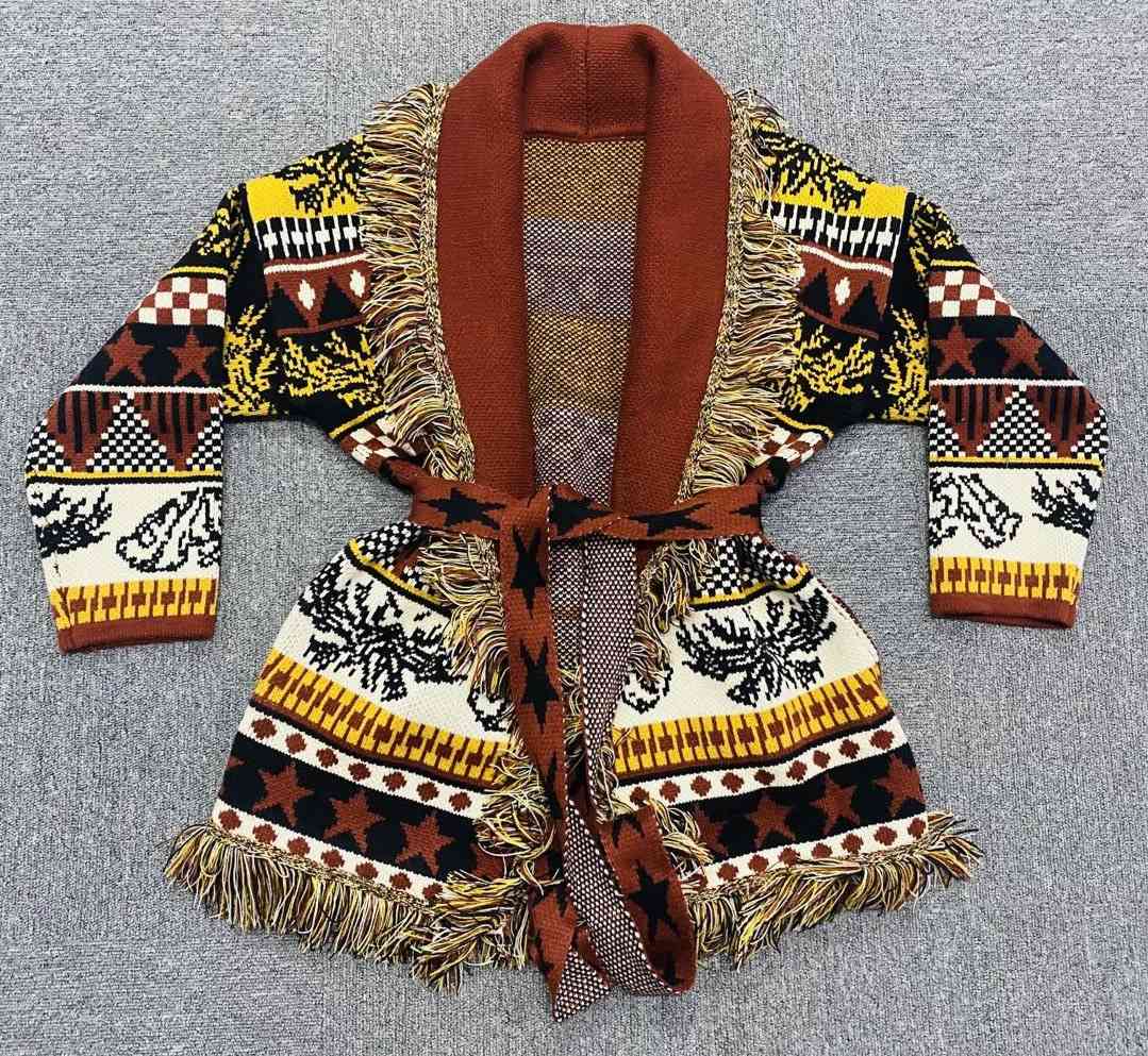 Women' Sweaters Spring 2021 fashions jacquard borlas cashmere cardigans high quality mesh belt c621, The pictures
Women' Sweaters Spring 2021 fashions jacquard borlas cashmere cardigans high quality mesh belt c621, The pictures