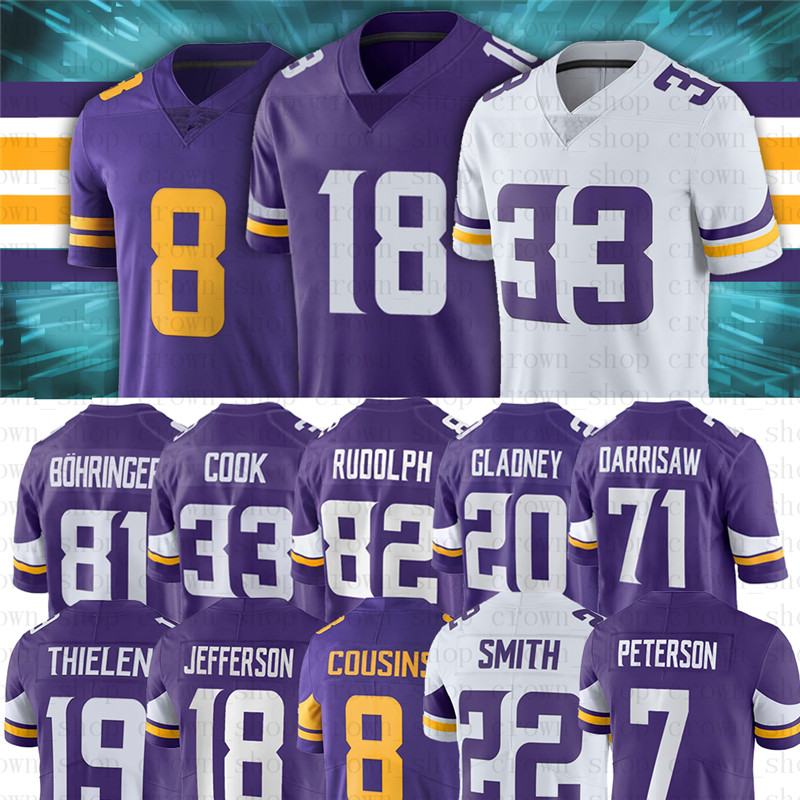 18 Justin Jefferson Kirk Cousins Adam Thielen MinnesotaVikingsMen Jerseys Dalvin Cook Barr Harrison Smith Danielle Hunter Patrick Peterson Rudolph, Men(wei jing ren)
18 Justin Jefferson Kirk Cousins Adam Thielen MinnesotaVikingsMen Jerseys Dalvin Cook Barr Harrison Smith Danielle Hunter Patrick Peterson Rudolph, Men(wei jing ren)