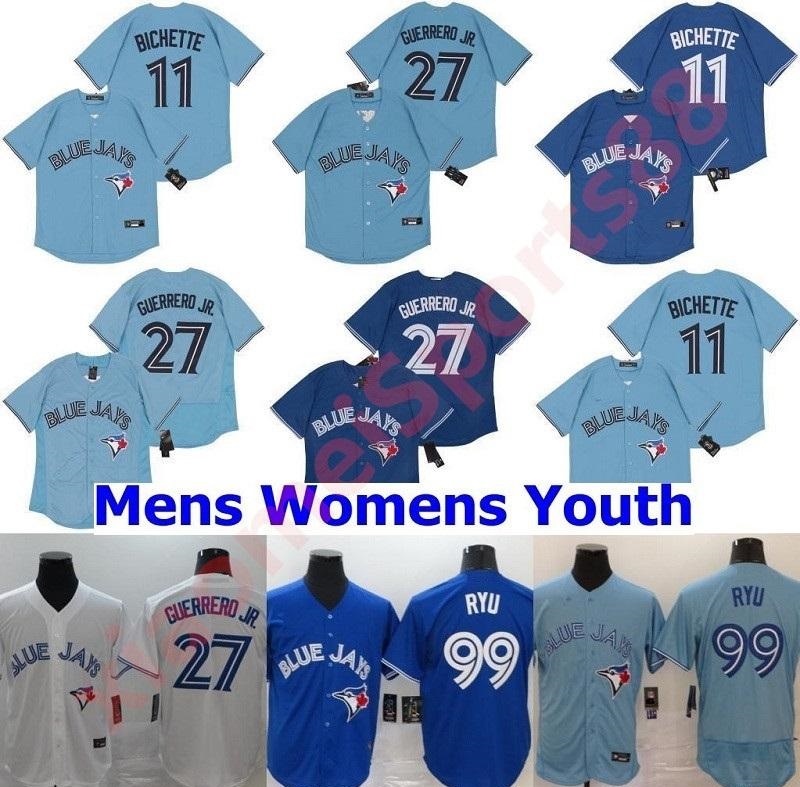 2021 Toronto Men Women kids 11 Bo Bichette Jersey Blue Jays 27 Vladimir Guerrero Jr. 99 Hyun-Jin Ryu Baseball jerseys, As shown in illustration
2021 Toronto Men Women kids 11 Bo Bichette Jersey Blue Jays 27 Vladimir Guerrero Jr. 99 Hyun-Jin Ryu Baseball jerseys, As shown in illustration