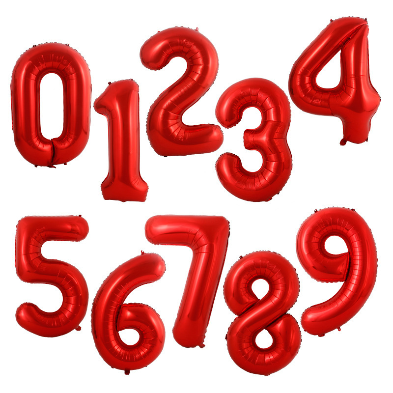 32 Inch Red Large Numbers Balloons 0-9,Foil Mylar Big Number baloons for Birthday Party Anniversary Supplies Decoration 5PCS
32 Inch Red Large Numbers Balloons 0-9,Foil Mylar Big Number baloons for Birthday Party Anniversary Supplies Decoration 5PCS