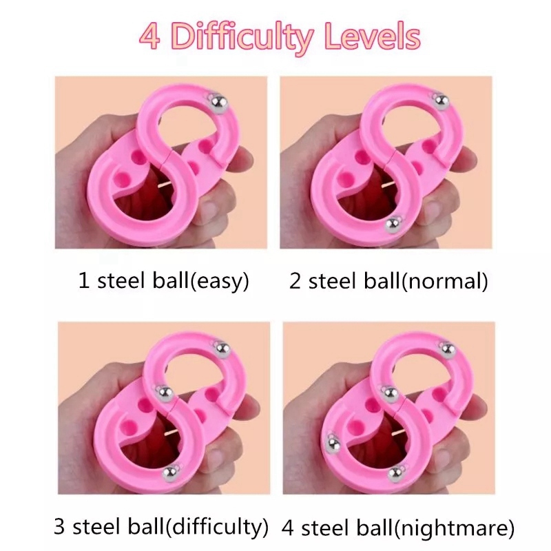 Stress Relief Fidget Toy 88 track decompression Handheld induction system trains Spinner Squishy AntiStress Toys Adult Funny Reliver Sensory 0173
