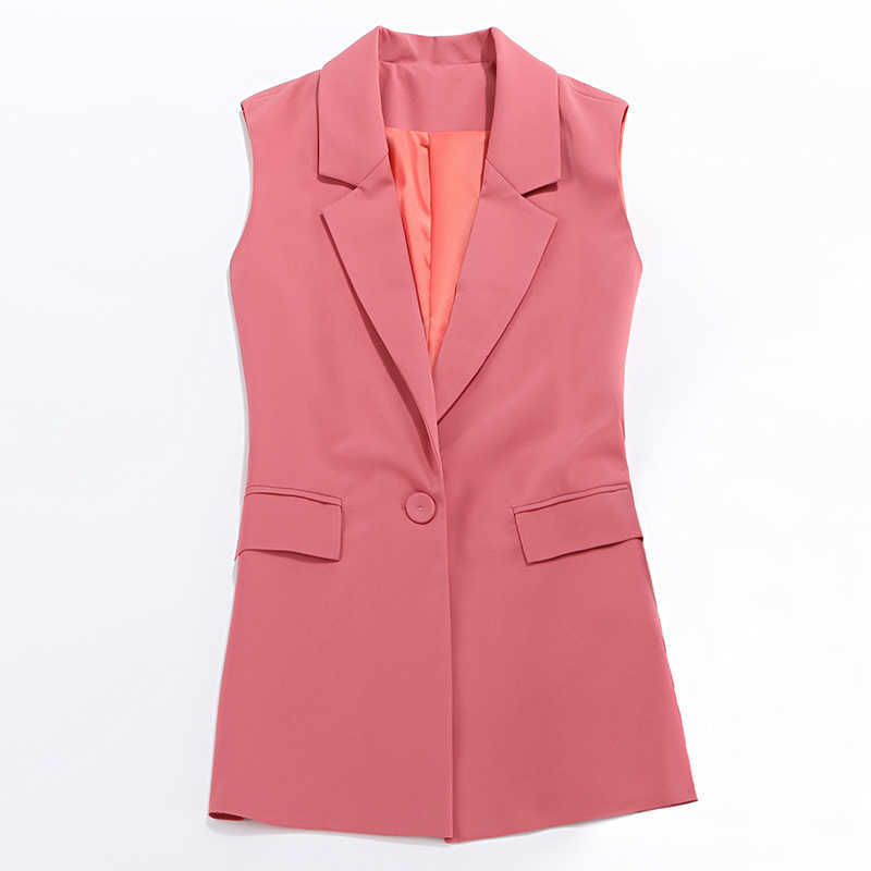 Women's Blazer Pants Two-piece Suit Casual Office Temperament Jacket Small Slim Cropped Trousers 210930