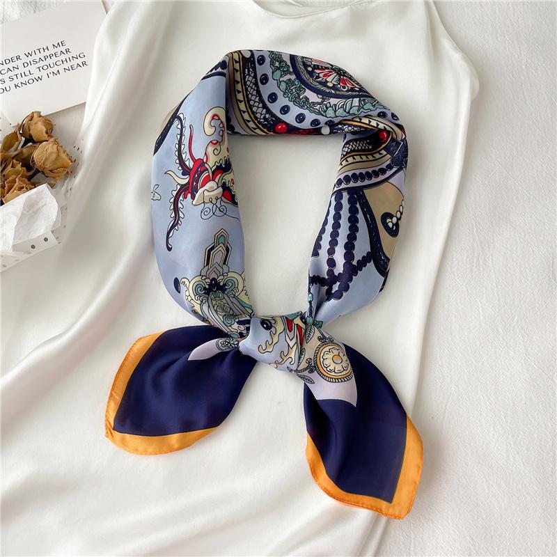 Scarves 2021 Hair Wrap Print Seats Scarf Foulard Hijab Summer Diaper Female Headscarf Headband Square Satine Shawl For Women Bandana, Blue;gray
Scarves 2021 Hair Wrap Print Seats Scarf Foulard Hijab Summer Diaper Female Headscarf Headband Square Satine Shawl For Women Bandana, Blue;gray