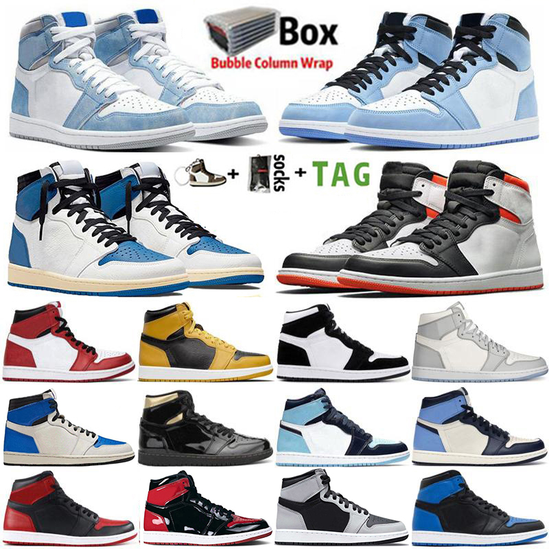 2021 With Box 1 1s High OG Mens Basketball Shoes University Blue Electro Orange Hyper Royal Dark Mocha Shadow 2.0 UNC Twist Bred Patent Women Sneakers Trainers Size 36-46, 37
2021 With Box 1 1s High OG Mens Basketball Shoes University Blue Electro Orange Hyper Royal Dark Mocha Shadow 2.0 UNC Twist Bred Patent Women Sneakers Trainers Size 36-46, 37