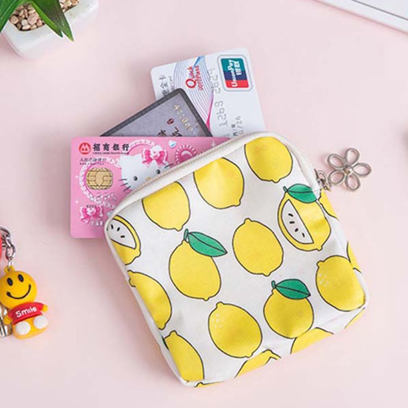 Tampon Opbergtas Cosmetic root telephone Earrings Organizer Mini Servet Rits Zakken
