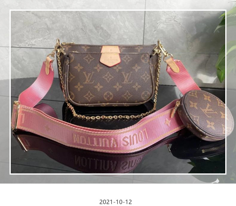 LVLouisVutton GGYSLVitton Handbags Women bags 3 PCS set MULTI POCHETTE Bag Designer Luxury Shoulder MICHAEL Messenger Wallet Purse, Red
LVLouisVutton GGYSLVitton Handbags Women bags 3 PCS set MULTI POCHETTE Bag Designer Luxury Shoulder MICHAEL Messenger Wallet Purse, Red